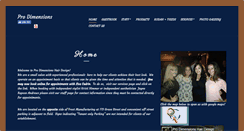 Desktop Screenshot of prodimensionshd.com